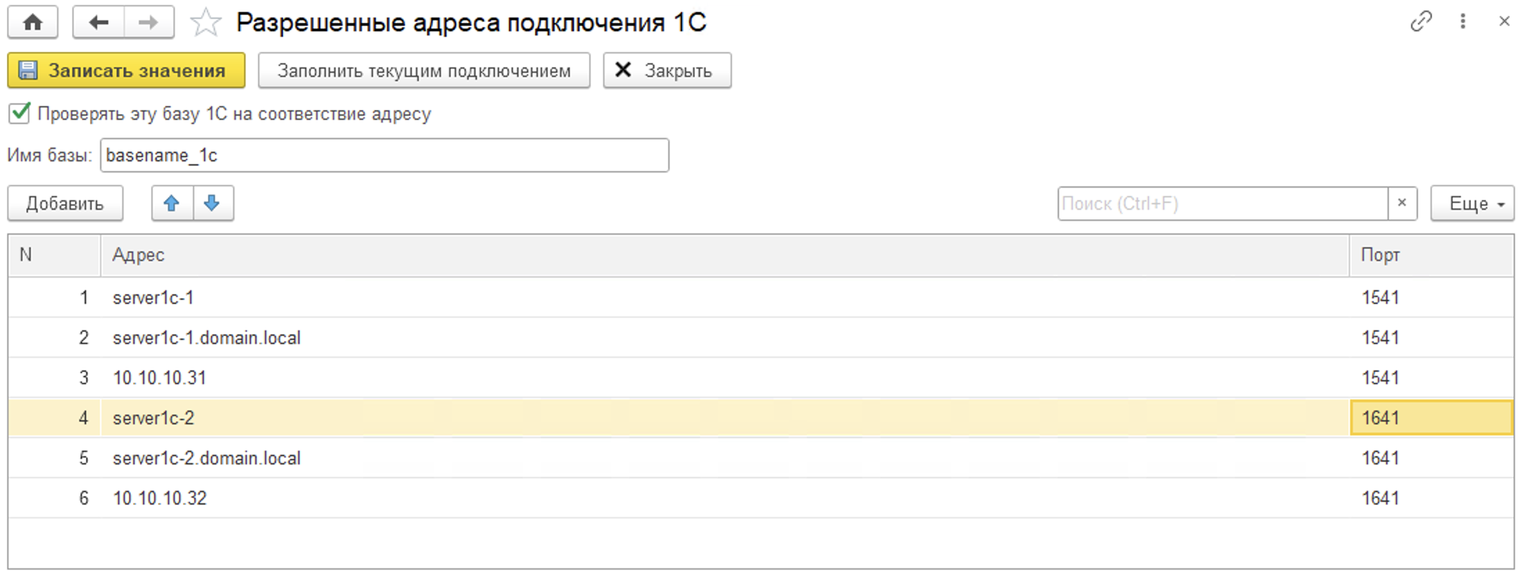 Список дополнительных категорий